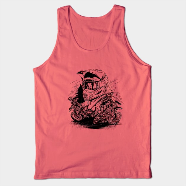 Enduro mtb Tank Top by Chack Loon